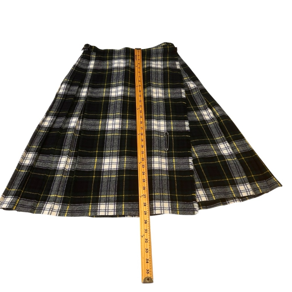 Clan laird skirt kilt womens size 8/10 vintage set 2 red green blue ivory multi - Picture 9 of 15